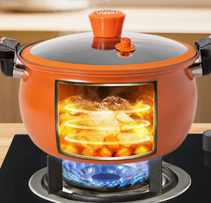 Marmite à pression LOVFE avec revêtement antiadhésif et écologique en pierre Maifan pour cuisinière à gaz - Product Image 2