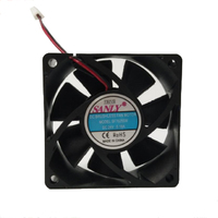 SANLY Vente en gros SF7025 Ventilateur d'extraction axial électrique DC sans balais 12V/24V à deux roulements à billes en plastique et acier inoxydable OEM ODM