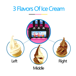 Ice cream các nhà sản xuất tự động 3 hương vị mềm phục vụ ice cream làm thương mại máy làm kem cho kinh doanh icecream xe tải - Product Image 4