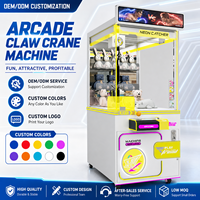 Máquina recreativa de grúa de garra operada con monedas Ruike, máquina expendedora de premios de peluches, máquina de diversión y entretenimiento en oferta