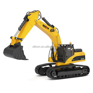 HuiNa1580up, <span class=keywords><strong>Excavadora</strong></span> de Metal de Ingeniería de Construcción 6 en 1, Totalmente Funcional, Escala 1:14, 32 Canales, 2.4G y Control por Aplicación, Modelo de Vehículo de Metal - Product Image 5