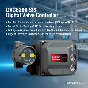 ตัวควบคุมดิจิตอล Fieldvue Dvc6200 Sis สำหรับสภาพแวดล้อมอุณหภูมิต่ำ - Product Image 4