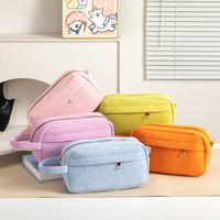Sac à crayons GF Fashion, style coréen simple et mignon, grande capacité, trousse à crayons de couleur bonbon pour les écoles et les fournisseurs de bureaux