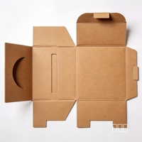 Étuis pour téléphone portable en carton réutilisables de style enveloppe avec pelliculage mat pour l'électronique grand public, logo personnalisé
