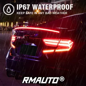 Alerón Trasero con Luz LED Dinámica para Accord, Luz de Freno, Alerón de Techo para Honda Civic, CR-V, XR-V, Avancier, Breeze, Integra - Product Image 1