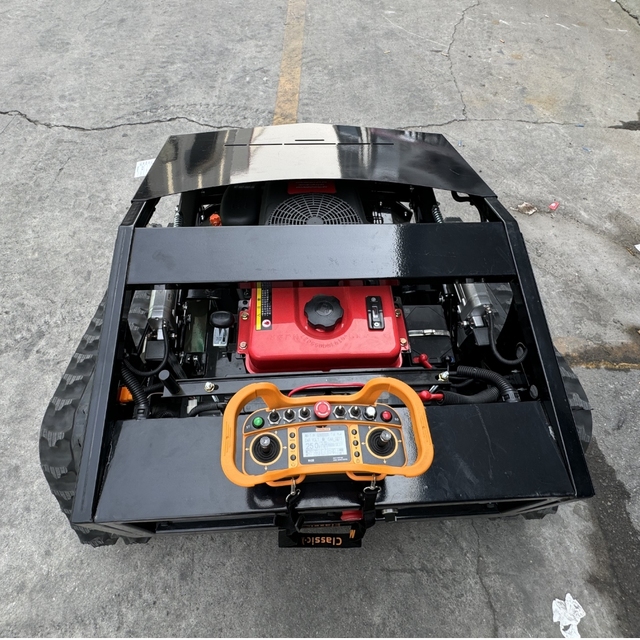 Cordless Electric Lawn Mower Remote Control Lawn Mower Mini Rc Robot Lawn Mower With Snow Plow Attachments