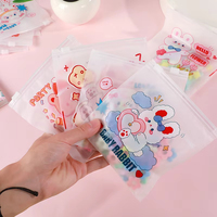 Sac de shopping en plastique givré avec fermeture éclair coulissante pour vêtements, impression de logo personnalisée, emballage pour vêtements