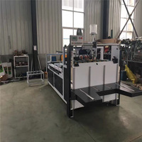 Machine d'emballage multifonctionnelle automatique pour boîtes en carton ondulé, pliage et collage adhésif