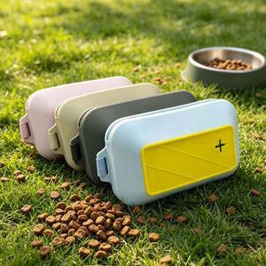 Sac banane en silicone de haute qualité, nouveau design, étanche avec fermeture éclair, pour friandises pour chien, avec ceinture, idéal pour l'entraînement des animaux de compagnie – Vente directe usine - Product Image 1