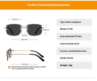 Lunettes de Soleil Vintage Rétro à Monture Carrée UV400 Polarisées de Luxe Tendance, Marque de Créateur, Vente en Gros, pour Hommes et Femmes