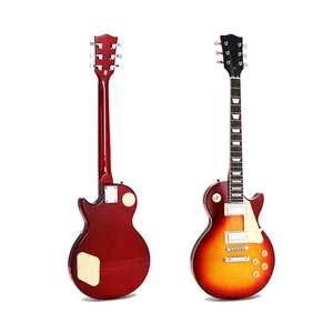 2024 personalizado barato Oem Guitarra Electrica Chitarra cuerpo <span class=keywords><strong>de</strong></span> caoba LP estilo guitarra eléctrica a la <span class=keywords><strong>venta</strong></span> barato - Product Image 3