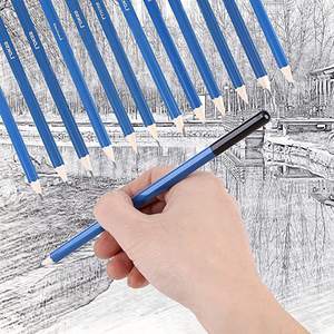 Juego de lápices de dibujo con estuche de transporte, set de bolígrafos de grafito, de carbón, para manualidades, cuchillo para bocetos, con cremallera, 40 unidades - Product Image 4