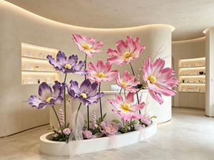G-063 Decoración Floral Vibrante en Degradado de EVA para Exteriores, <span class=keywords><strong>Plaza</strong></span>, Centro Comercial, Eventos de Primavera y Decoración de Ferias - Product Image 6