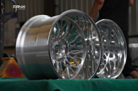FANXI Nouvelles jantes forgées concaves polies sur mesure 22x12 8x170 -44mm 24x14 6x135 pour Ford F150 F250 F350 8 trous
