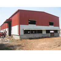 Structure de football en métal, structure en acier préfabriquée, stade de football, bâtiment à ossature métallique