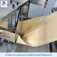 Machine à sacs en papier à fond en V auto-ajustable haute vitesse JD350 pour aliments, snacks, boulangerie, fruits secs – Fabricant de sacs en papier à base pointue écologique