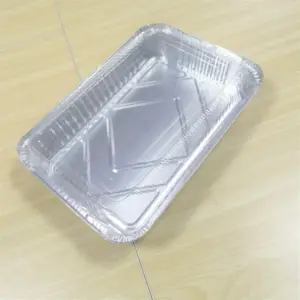 Disposable 310*213*50mm 2500ml Rectangle Aluminum Foil Container 2500ml Cake Foil Model Food Takeout Foil Container Box Tin