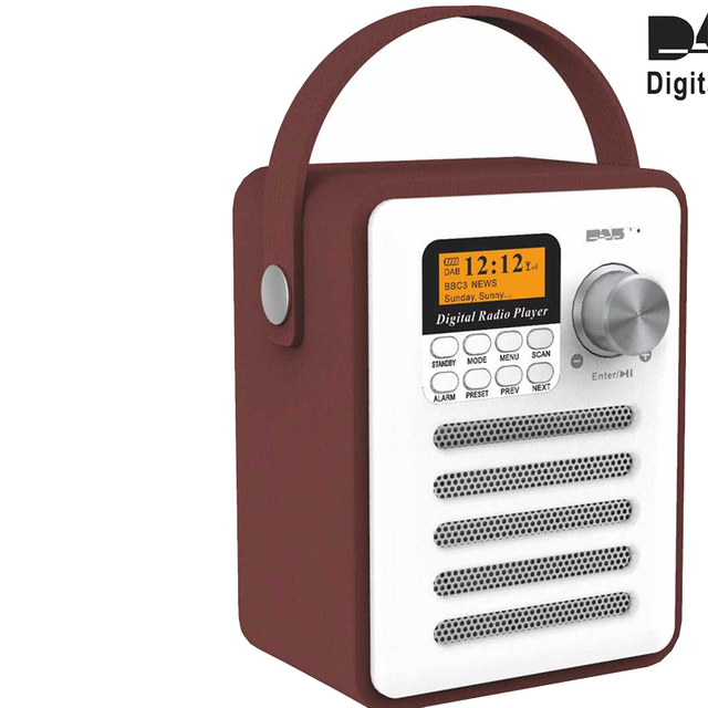 MLK-217DAB Professional Retro Handheld Shortwave Radio Rechargeable DAB Radio Receiver