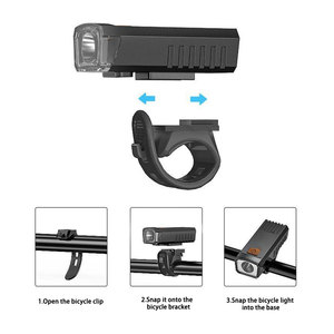 Taikoo LED Xe Đạp ánh sáng với 3 chế độ chiếu sáng Sạc xe đạp ánh sáng phía trước với tuổi thọ pin dài - Product Image 2