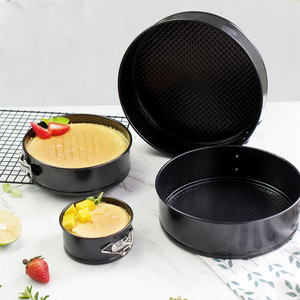 Venta al por mayor de moldes para tartas antiadherentes redondos de acero al carbono de 4-10 pulgadas moldes para tartas de queso con <span class=keywords><strong>molde</strong></span> para Tartas con fondo extraíble - Product Image 5