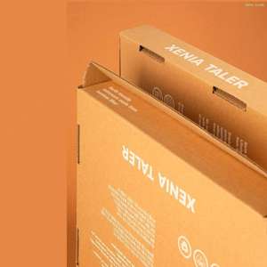 Cajas de Embalaje Cuadradas para Sándwiches, Logotipo Personalizado, Papel Kraft Mate Biodegradable Ecológico, Caja de Regalo de Alta Gama Reciclable - Product Image 2