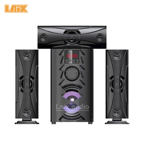 Offre Spéciale nouveauté 3.1 Home cinéma son système multimédia 60W forte basse bois Mini système afrique Hifi DJ caisson de basses haut-parleur