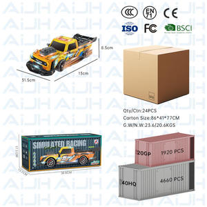 AiJH1:14 Coches de Control Remoto con Tracción en las 4 Ruedas y Luces, Coche Deportivo de Carreras TRY ME, Vehículo de Carreras RC, Juguetes de Coches de Derrape - Product Image 6