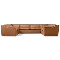Ensemble de canapés de luxe pour salon, canapé sectionnel moderne d'intérieur avec structure en bois massif et coussins en cuir durable pour hôtel, villa, maison