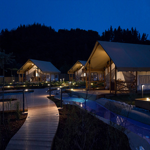 Venta directa de fábrica, tienda de campaña de lujo Glamping Safari House Resort, tienda de lona de verano con capas de un solo piso para tiendas de campaña - Product Image 5