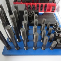 Kit de serrage pour accessoires d'outils CNC avec support métallique 58 pièces