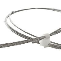 Câble en acier inoxydable 316 de qualité marine 3x3 pour l'aménagement extérieur et la rigging architectural