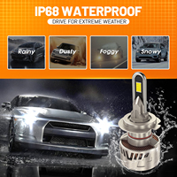 Fabricant HYNBYZJ, phares LED H4 6000k, phares LED auto 140W 30000LM, luminosité élevée, phares LED H7, phares LED 9005 pour voiture