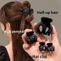 Pince à cheveux pour enfants 2024 nouveau Style haute queue de cheval fixateur épingle à cheveux citrouille pince 5cm en plastique petit accessoire de cheveux