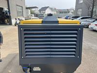 Compresseur d'air rotatif à vis, refroidi par air, entraîné par moteur diesel portable, 10 m/min, avec certificat CE pour l'exploitation minière et la construction