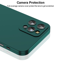 Coque de téléphone 2 en 1, étui de protection complète en verre trempé en TPU pour iPhone 11 12 13 Pro Max