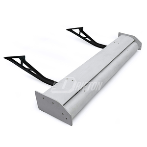 Aileron arrière style GTD V2 en fibre de carbone partielle, finition brillante/mate, tissage 3K/6K/12K pour Ford Mustang Gen6 Gen7 S550 S650 - Product Image 5