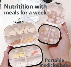 Trọng lượng nhẹ hiện đại 7-Day PP nhựa hộp lưu trữ Mini <span class=keywords><strong>Shell</strong></span> niêm phong cho y học đồ trang sức du lịch ngoài trời - Product Image 2