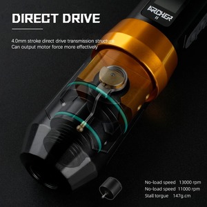 <b>Wireless</b> Tattoo Pen Machine 2000mAh RCA <b>Adapter</b> Cord Ring Control Body Art PMU Cartridge Tattoo Gun - Product Image 4