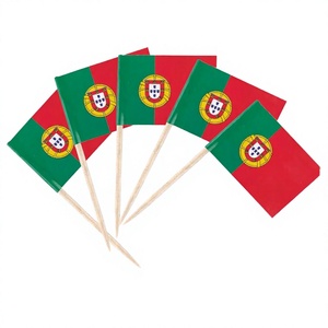 WINHON YS071 Disposable Stocked <b>Wood</b> 3.5x2.5cm Toothpick Flags Small Mini <b>Stick</b>-Cupcake Toppers 6.5cm - Product Image 4