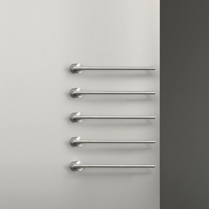 Ceaadesign scaldasalviette elettrico di lusso moderno acciaio e alluminio riscaldatore per il bagno e la cucina per alberghi - Product Image 1