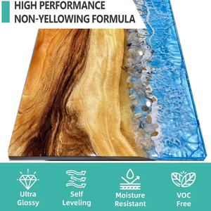 Molde de Silicona Anti-amarilleo 2024 de Gran Tamaño para Resina Epoxi, Tablero de Mesa, Resina Epoxi, Pegamento AB - Product Image 2