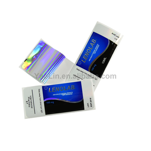 Tùy chỉnh CuộN tấm thương hiệu dầu bằng miệng Hologram PP Hot Bạc 10ml lọ chai nhãn - Product Image 3