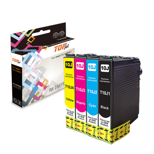 Topjet 10J T10J T10J1 T10J2 T10J3 T10J4 Cartouches d'encre jet d'encre couleur compatibles de qualité supérieure pour imprimante <span class=keywords><strong>Epson</strong></span> <span class=keywords><strong>XP</strong></span>-<span class=keywords><strong>2200</strong></span> <span class=keywords><strong>XP</strong></span>-4200 WF-2950 - Product Image 1