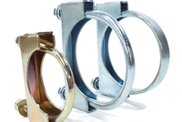 Collier de serrage en U en acier zingué, collier de serrage en U en acier inoxydable et collier de serrage en U en aluminium pour tuyaux, de la marque PDM