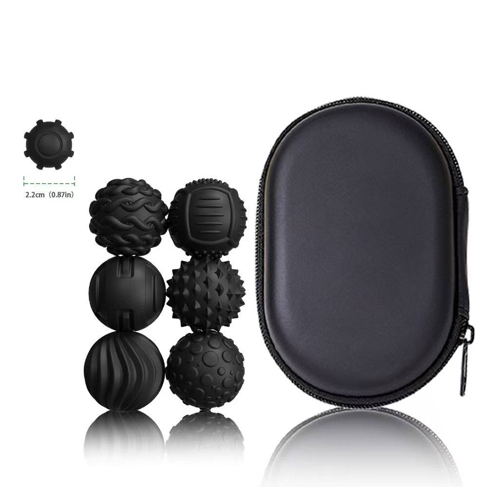 แพ็ค 6 ชิ้น สีดำ (พร้อมกล่อง)