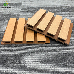 Ngoài trời hiện đại cổ điển WPC Panel tường rãnh bên ngoài siding bên ngoài ốp không thấm nước cách âm cho kho tường trang trí nội thất - Product Image 4