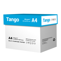 80g A4 bonne qualité multi-usages Tango papier de copie normal dur A4 impression lettre blanc imprimante bureau 500 feuilles papier de copie