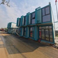 Maison conteneur préfabriquée personnalisée à prix abordable, installation facile, 20 pieds, 40 pieds, design industriel, maisons modulaires pour hôtel, villa