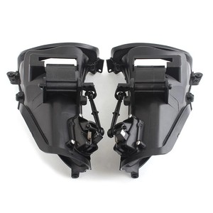 Par de Conductos de Aire Delanteros Negros de ABS de Alta Calidad, Repuesto Nuevo Compatible con Road Glide FLTRX CVO <span class=keywords><strong>Ultra</strong></span> <span class=keywords><strong>2015</strong></span>-2023 - Product Image 5
