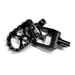 หมุดมอเตอร์ไซค์วิบาก CNC แบบกว้างหมุดเท้ากว้าง360 ° MX Chopper bobber สไตล์เหมาะสำหรับ Dyna Sportster fatboy <span class=keywords><strong>883</strong></span> - Product Image 6